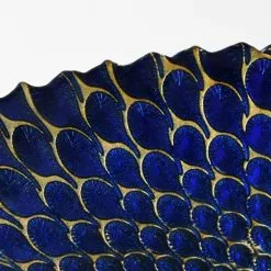 Dunelm Deco Charm Teal Glass Platter 6 Dunelm Deco Charm Teal Glass Platter -VibeAura Shop 1000091460 alt02