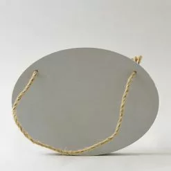 Dunelm Grey Happy Place Hanging Plaque -VibeAura Shop 1000107362 alt02