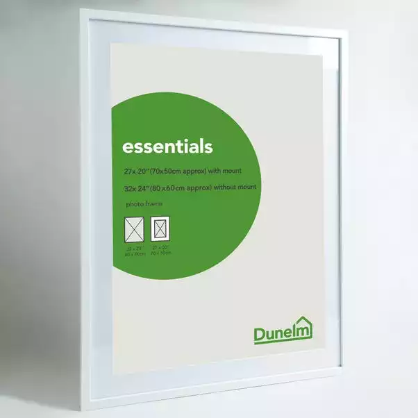 Dunelm Essentials Photo Frame 27" X 20" (70cm X 50cm) 3 Dunelm Essentials Photo Frame 27" X 20" (70cm X 50cm) - Image 3