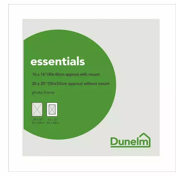 Dunelm Essentials Photo Frame 16" X 16" (40cm X 40cm) 2 Dunelm Essentials Photo Frame 16" X 16" (40cm X 40cm) - Image 2