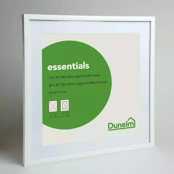 Dunelm Essentials Photo Frame 16" X 16" (40cm X 40cm) 3 Dunelm Essentials Photo Frame 16" X 16" (40cm X 40cm) - Image 3