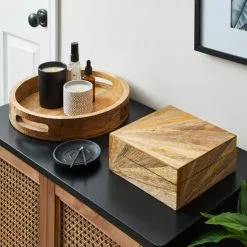 Dunelm Wooden Tray 8 Dunelm Wooden Tray -VibeAura Shop 1000167605 alt02