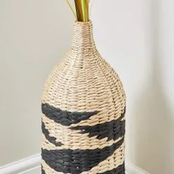 Dunelm Large Woven Bottle Vase 9 Dunelm Large Woven Bottle Vase -VibeAura Shop 1000167615 alt02