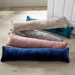 Dunelm Crushed Velour Draught Excluder -VibeAura Shop 1000181747 alt03