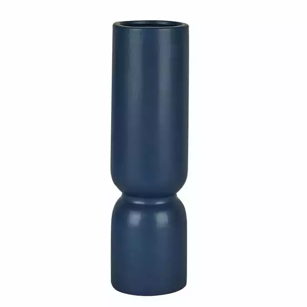 Ceramic Elements Vase 35cm Navy 3 Ceramic Elements Vase 35cm Navy - Image 3
