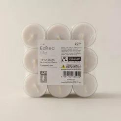 Dunelm Pack Of 18 Tealights X 12 5 Dunelm Pack Of 18 Tealights X 12 -VibeAura Shop 1000185772 alt02