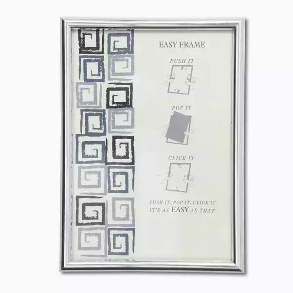 Dunelm Chrome Easy Photo Frame 16" X 12" (40cm X 30cm) 1 Dunelm Chrome Easy Photo Frame 16" X 12" (40cm X 30cm)