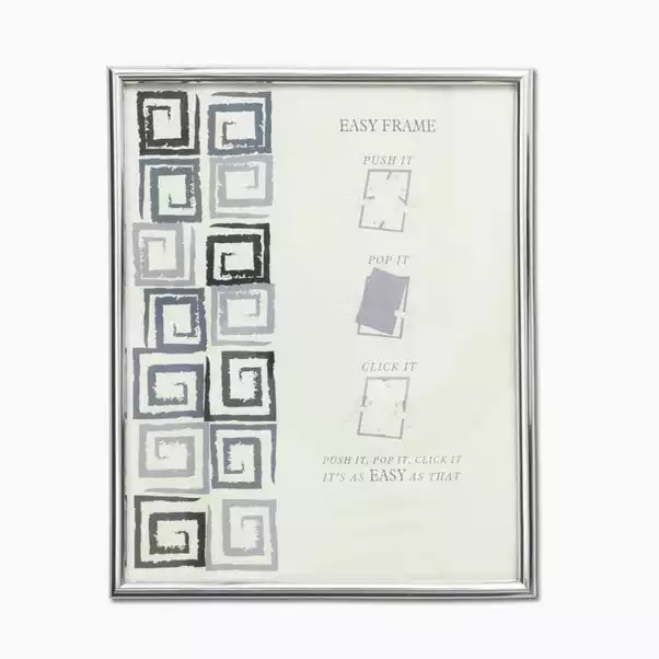 Dunelm Chrome Easy Photo Frame 20" X 16" (51cm X 40cm) 1 Dunelm Chrome Easy Photo Frame 20" X 16" (51cm X 40cm)