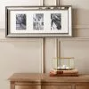 Dorma Champagne 3 Aperture Mirrored Photo Frame