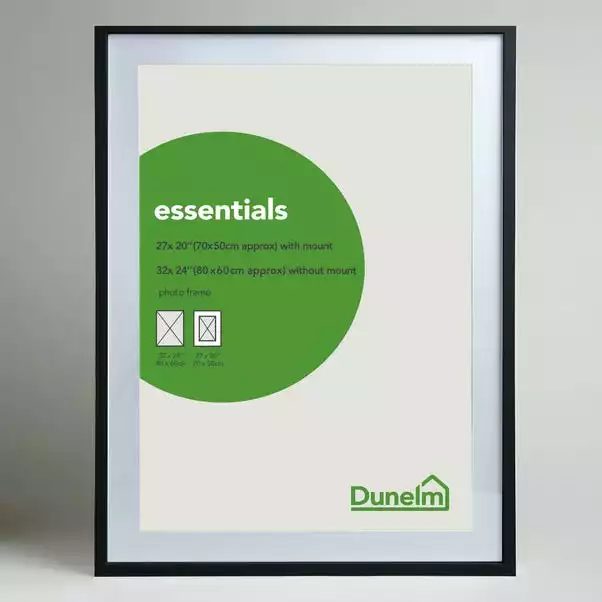 Dunelm Essentials Photo Frame 27" X 20" (70cm X 50cm) 1 Dunelm Essentials Photo Frame 27" X 20" (70cm X 50cm)