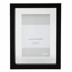 Dunelm Black Floating Photo Frame 6" X 4" (15cm X 10cm)