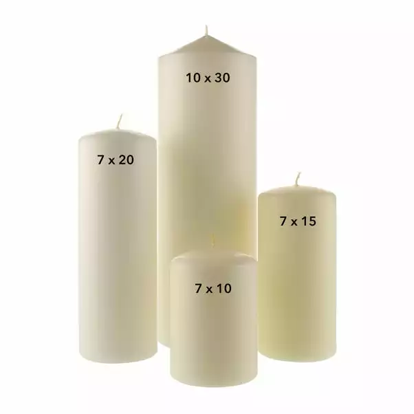 Dunelm Essentials White Pillar Candle 2 Dunelm Essentials White Pillar Candle - Image 2