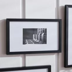 Dunelm Black Oversized Mount Frame 6" X 4" (15cm X 10cm)