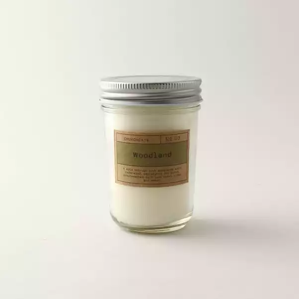 Dunelm Churchgate Woodland Clear Jar Candle 1 Dunelm Churchgate Woodland Clear Jar Candle
