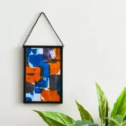 Dunelm Black Chain Hanging Frame 6" X 4" (15cm X 10cm)