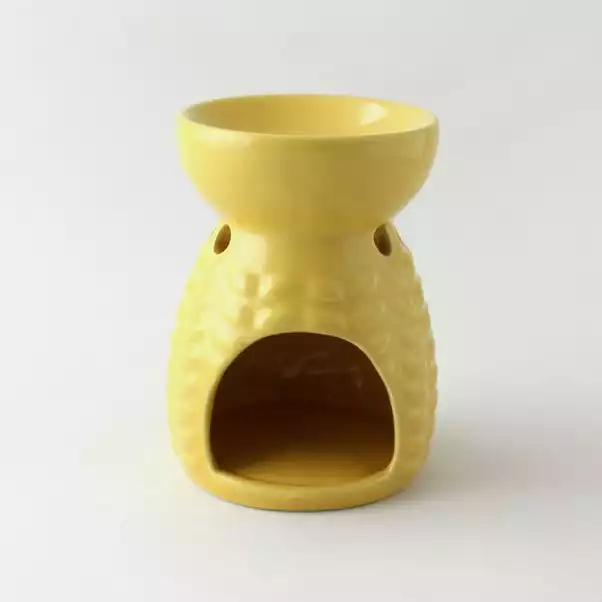 Dunelm Ochre Ceramic Oil Burner 1 Dunelm Ochre Ceramic Oil Burner