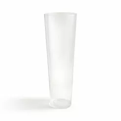 Dunelm Tall Clear Glass Lily Vase -VibeAura Shop 30674465 alt03