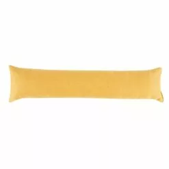 Dunelm Barkweave Ochre Draught Excluder