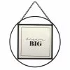 Dunelm Black Circular Hanging Frame 7" X 7" (18cm X 18cm)