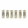 Dunelm Pack Of 6 Essentials White Pillar Candles 7cm X 15cm