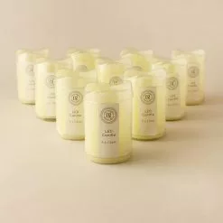 Dunelm Pack Of 10 Wavy LED Candles