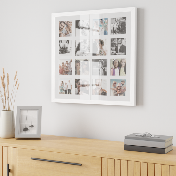 Dunelm White Square Multi App Photo Frame 1 Dunelm White Square Multi App Photo Frame