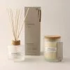 Dunelm Natural Bergamot Soy Wax Blend Candle Diffuser Set