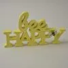 Dunelm Bee Happy Word Block