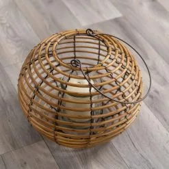Dunelm Rattan Ball Lantern 8 Dunelm Rattan Ball Lantern -VibeAura Shop 30724502 alt03