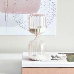 Dunelm Pink 15 Minute Sand Timer
