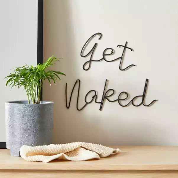 Dunelm Get Naked Wire Wall Art 1 Dunelm Get Naked Wire Wall Art