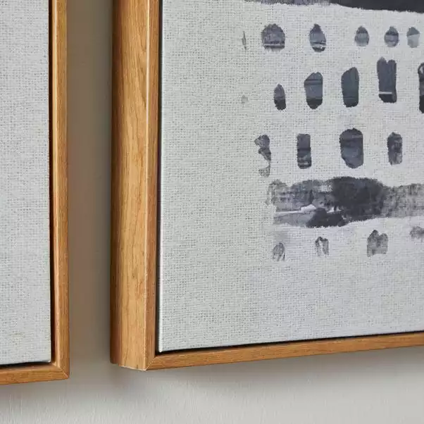 Dunelm Faux Linen Tribal Print Set 2 Dunelm Faux Linen Tribal Print Set - Image 2