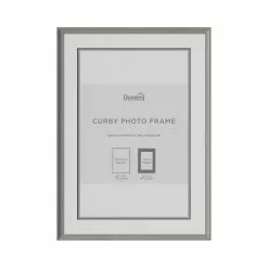 Dunelm Curby Photo Frame Grey