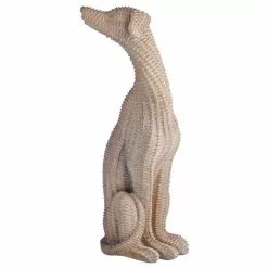 Churchgate Resin Wicker Greyhound 60cm -VibeAura Shop 30728520 alt02