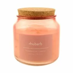 Dunelm Rhubarb Jar Candle With Cork Lid 5 Dunelm Rhubarb Jar Candle With Cork Lid -VibeAura Shop 30731508 alt02