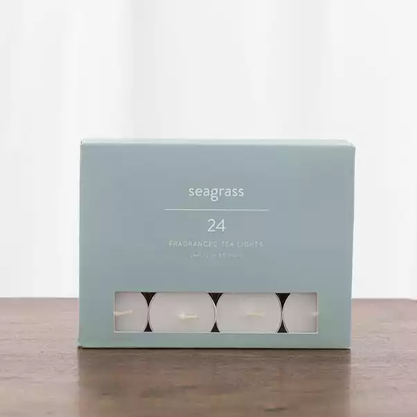 Dunelm Pack Of 24 Seagrass Tealights 1 Dunelm Pack Of 24 Seagrass Tealights