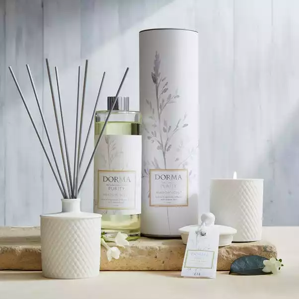 Dorma Purity 200ml Violet And Orange Flower Porcelain Diffuser 3 Dorma Purity 200ml Violet And Orange Flower Porcelain Diffuser - Image 3