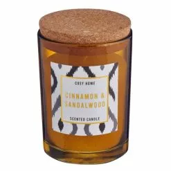 Dunelm Small Amber Candle -VibeAura Shop 30732408 alt02
