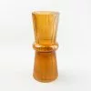 Dunelm Tall Glass Amber Vase 24cm