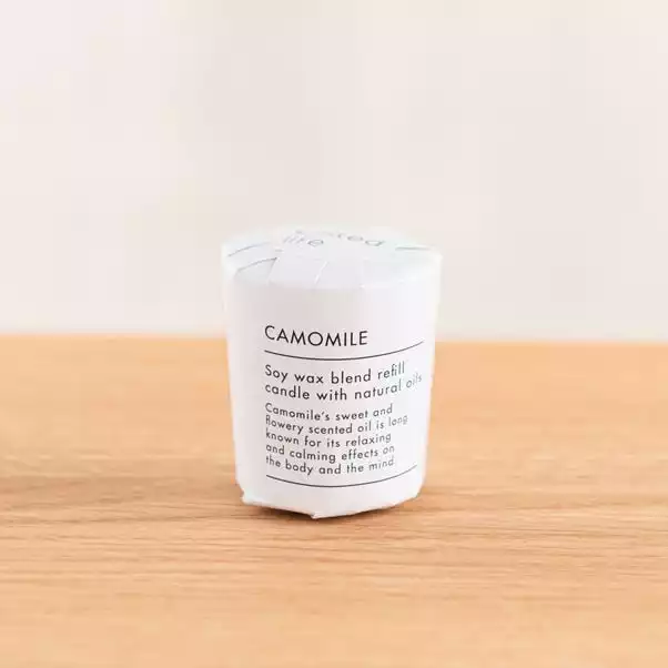 The Edited Life Soy Wax Blend Chamomile Votive Candle 1 The Edited Life Soy Wax Blend Chamomile Votive Candle