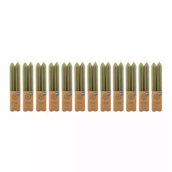 Dunelm Pack Of 2 Dinner Candles Olive Set Of 12 1 Dunelm Pack Of 2 Dinner Candles Olive Set Of 12