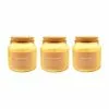 Dunelm Pack Of 3 Sandalwood Jar Candles With Cork Lid