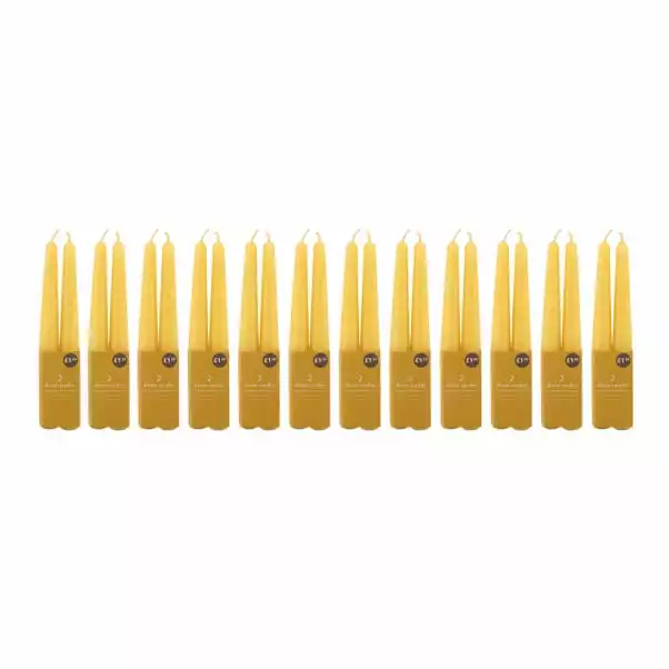 Dunelm Pack Of 2 Taper Candles Yellow Set Of 12 1 Dunelm Pack Of 2 Taper Candles Yellow Set Of 12
