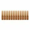 Dunelm Pack Of 2 Taper Candles Brown Set Of 12