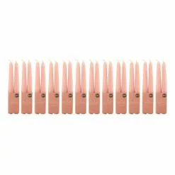 Dunelm Pack Of 2 Taper Candles Rose Set Of 12