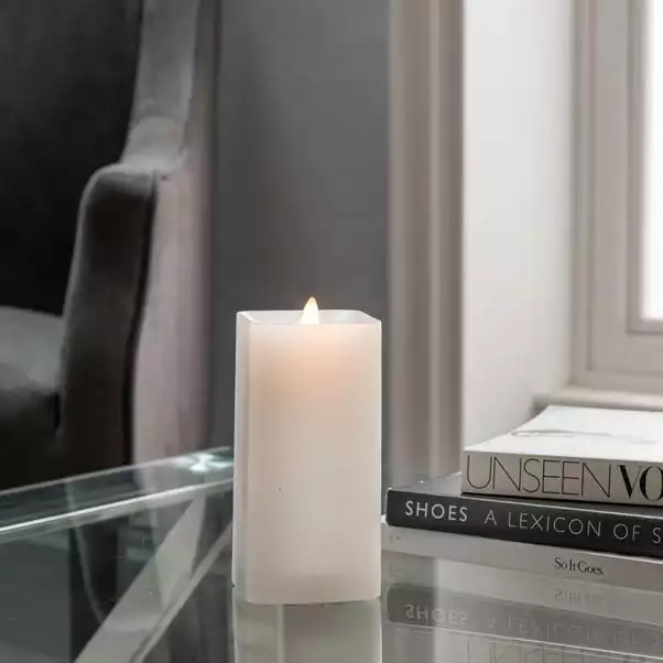 Dunelm Soft Square White LED Candle 1 Dunelm Soft Square White LED Candle