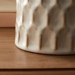 Dunelm Concave Vase Cream 12cm -VibeAura Shop 30749617 alt02