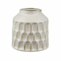 Dunelm Concave Vase Cream 12cm -VibeAura Shop 30749617 alt03