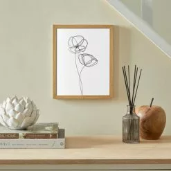 Dunelm Thin Wood Photo Frame 10” X 8” (25x20cm)