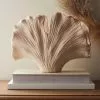 Dunelm Gingko Shell Vase Cream 32cm
